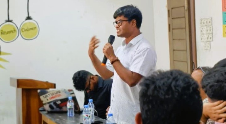 হাবিপ্রবিতে মার্কেটিং ক্লাব গঠনের উদ্দেশ্যে শিক্ষার্থীদের সাথে মতবিনিময়